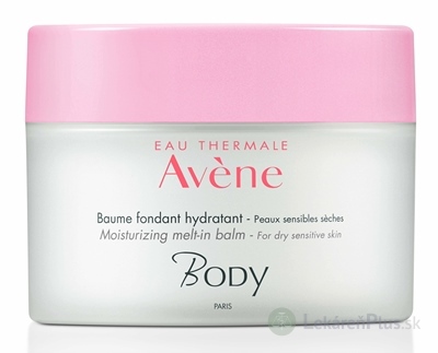 AVENE BODY BAUME FONDANT HYDRATANT hydratačný telový balzam pre suchú citlivú pleť 1x250 ml