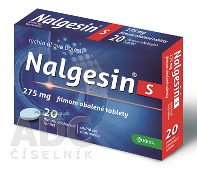 Nalgesin S tbl flm 275 mg (blis.Al/PVC) 1x20 ks