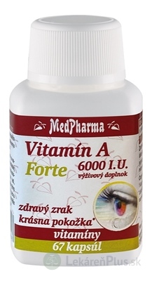 MedPharma Vitamín A 6000 I.U. Forte cps 1x67 ks