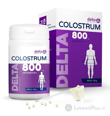 DELTA COLOSTRUM 800 mg Perly 1x60 g