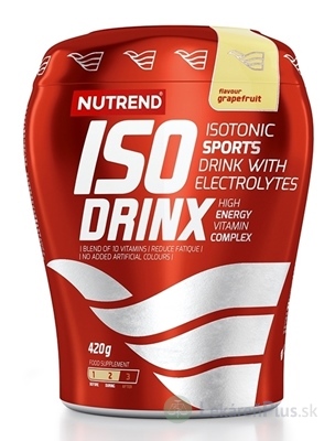 NUTREND ISODRINX prášok-nápoj s elektrolytmi, príchuť grep 1x420 g