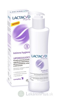 LACTACYD Pharma UPOKOJUJÚCI intímna hygiena 1x250 ml