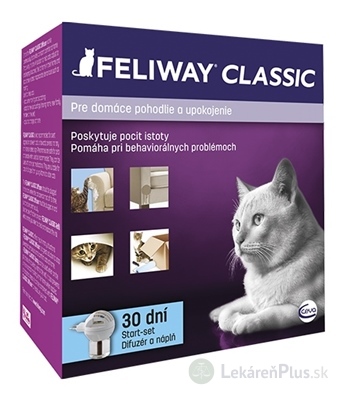 FELIWAY CLASSIC difúzer + náplň na upokojenie pre mačky (1 ks + 48 ml) 1x1 set