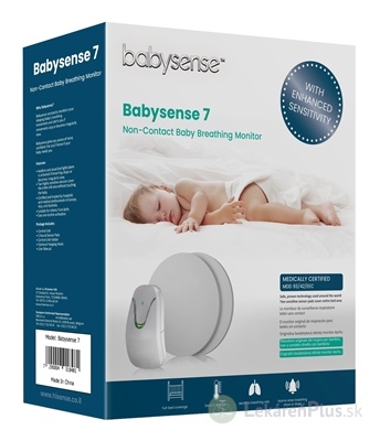 BABYSENSE Monitor dychu Babysense 7 detský, bezdotykový 1x1 set