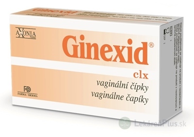 GINEXID vaginálne čapíky sup vag 10x2 g