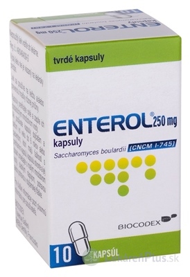 Enterol 250 mg kapsuly cps dur (fľ. skl.) 1x10 ks
