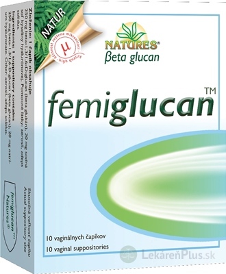 NATURES Femiglucan vaginálne čapíky 1x10 ks