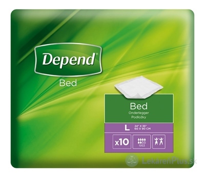 DEPEND Bed LARGE 60x90 cm absorbčné podložky 1x10 ks