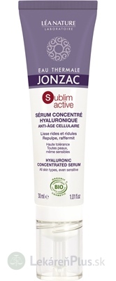 JONZAC Sublimactive Spevňujúce SÉRUM BIO proti starnutiu pleti a vráskam 1x30 ml