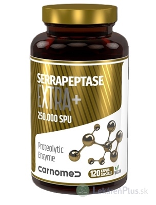 CarnoMed SERRAPEPTASE EXTRA+ 250.000 SPU cps (pre zvieratá) 1x120 ks