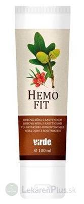 VIRDE HEMOFIT gél, dubová kôra s rakytníkom 1x100 ml