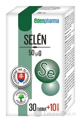 EDENPharma SELÉN 50 μg tbl 30+10 zadarmo (40 ks)