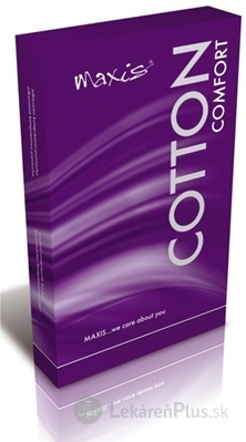 MAXIS COMFORT COTTON STEHENNÉ PANČUCHY veľkosť 3, (II.KT), krátke, so špicou, s lemom, bronz, 1x1 pár
