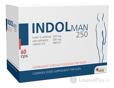 INDOL MAN 250 cps (pre mužov) 1x60 ks