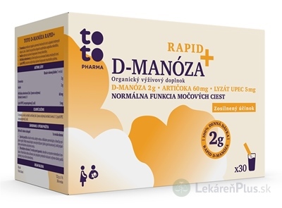 TOTO D-MANÓZA RAPID+ vrecúška 1x30 ks