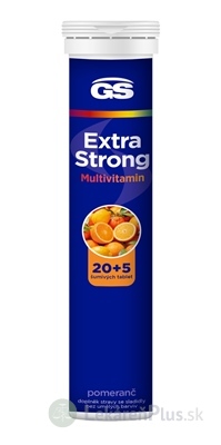 GS Extra Strong Multivitamin tbl eff príchuť pomaranč 20+5 (25 ks)