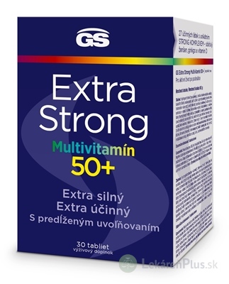 GS Extra Strong Multivitamín 50+ tbl (inov.2023) 1x30 ks