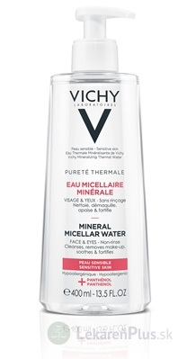 VICHY PURETE THERMALE MINERAL Micelárna voda sensitive 1x400 ml