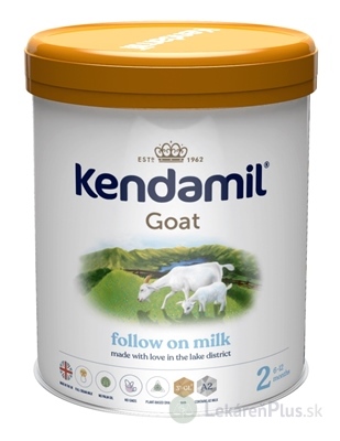 KENDAMIL Kozie mlieko 2 (verzia 2021) následná mliečna výživa s DHA (od ukonč. 6. mesiaca) 1x800 g
