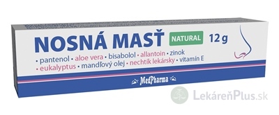 MedPharma NOSNÁ MASŤ NATURAL 1x12 g