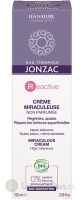 JONZAC Reactive Zázračný KRÉM BIO na dočasne červenú kožu 1x100 ml