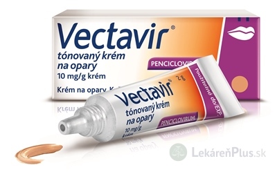 Vectavir tónovaný krém na opary crm (tuba Al) 1x2 g