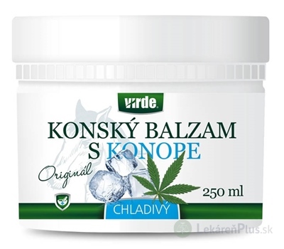 VIRDE KONSKÝ BALZAM S KONOPOU chladivý 1x250 ml