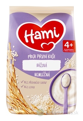 Hami nemliečna kaša ryžová (od ukonč. 4. mesiaca) 1x170 g