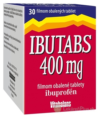 Ibutabs 400 mg tbl flm (fľ.HDPE) 1x30 ks