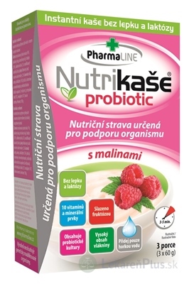 Nutrikaša probiotic - s malinami 3x60 g (180 g)