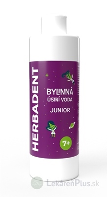 HERBADENT JUNIOR Bylinná ÚSTNA VODA 1x240 ml