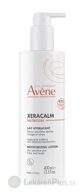 AVENE XERACALM NUTRITION Hydratačné mlieko pre veľmi suchú citlivú pokožku 1x400 ml