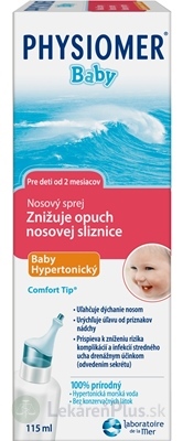 PHYSIOMER Baby Hypertonický nosový sprej s obsahom morskej vody 1x115 ml