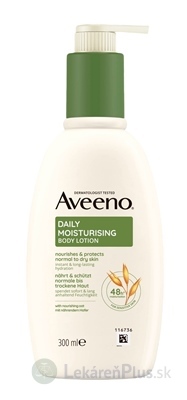 Aveeno DAILY MOISTURISING Body lotion telové mlieko 1x300 ml