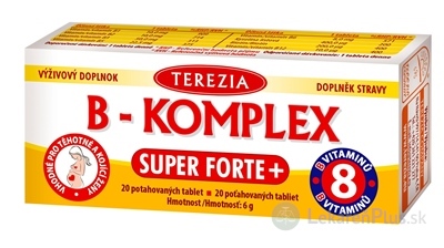 TEREZIA B-KOMPLEX SUPER FORTE+ tbl 1x20 ks