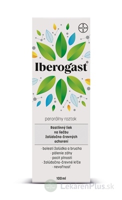 Iberogast sol por (fľ.skl.hnedá) 1x100 ml