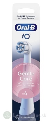 Oral-B iO GENTLE CARE White čistiace náhradné hlavice, na citlivé ďasná 1x4 ks