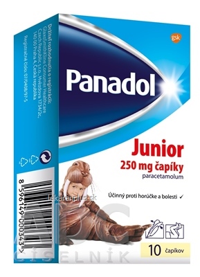 Panadol Junior sup 250 mg 1x10 ks