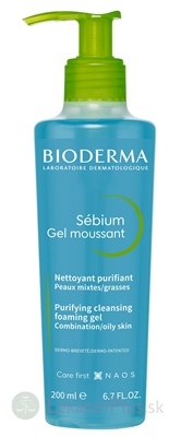 BIODERMA Sébium Gel moussant čistiaci peniný gél, s pumpou 1x200 ml