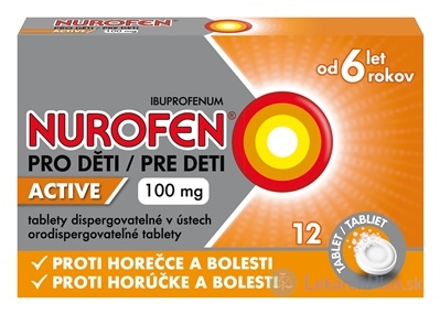 NUROFEN pre deti Active tbl oro 100 mg 1x12 ks