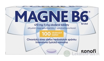 MAGNE B6 tbl obd 470 mg/5 mg (blis.PVC/Al) 1x100 ks