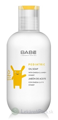 BABÉ DIEŤA Atopický kúpeľový gél (Pediatric Emollient soap, atopic skin) 1x200 ml