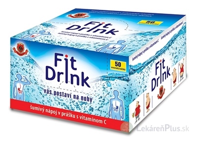 HERBEX FIT DRINK šumivý nápoj v prášku, vrecúška 1x50 ks