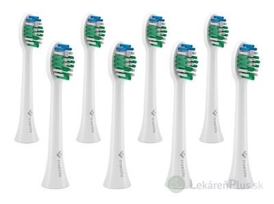 TrueLife SonicBrush Compact Heads White Standard náhradné hlavice pre sonickú zubnú kefku 1x8 ks