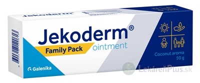 Jekoderm ointment Family pack masť, kokosová vôňa 1x50 g