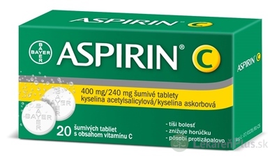 ASPIRIN C tbl eff (strip papier/PE/Al/Surlyn) 1x20 ks