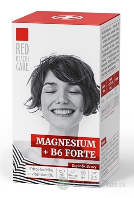 RED HEALTH CARE MAGNESIUM + B6 FORTE tbl 1x60 ks