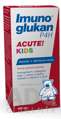 Imunoglukan P4H ACUTE KIDS (inov.zloženie) 1x100 ml
