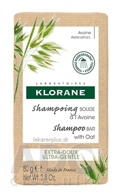 KLORANE SHAMPOOING SOLIDE à l Avoine tuhý šampón s ovsom - ultra jemný, pre všetky typy vlasov 1x80 g
