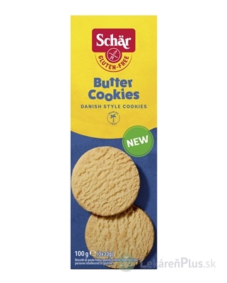 Schär BUTTER COOKIES sušienky bezgluténové 1x100 g